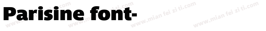 Parisine font字体转换